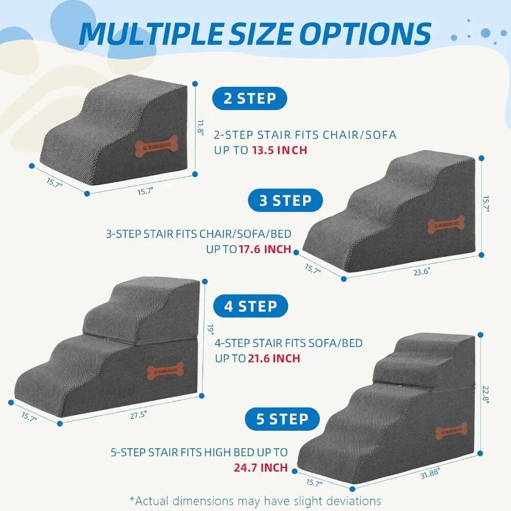 5-Step Spliceable Pet Stairs